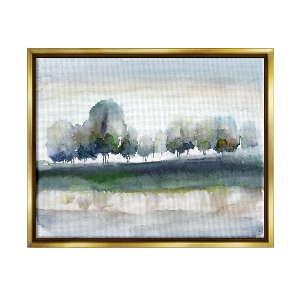 Metallic Gold Framed Canvas Print Wall Art T85559