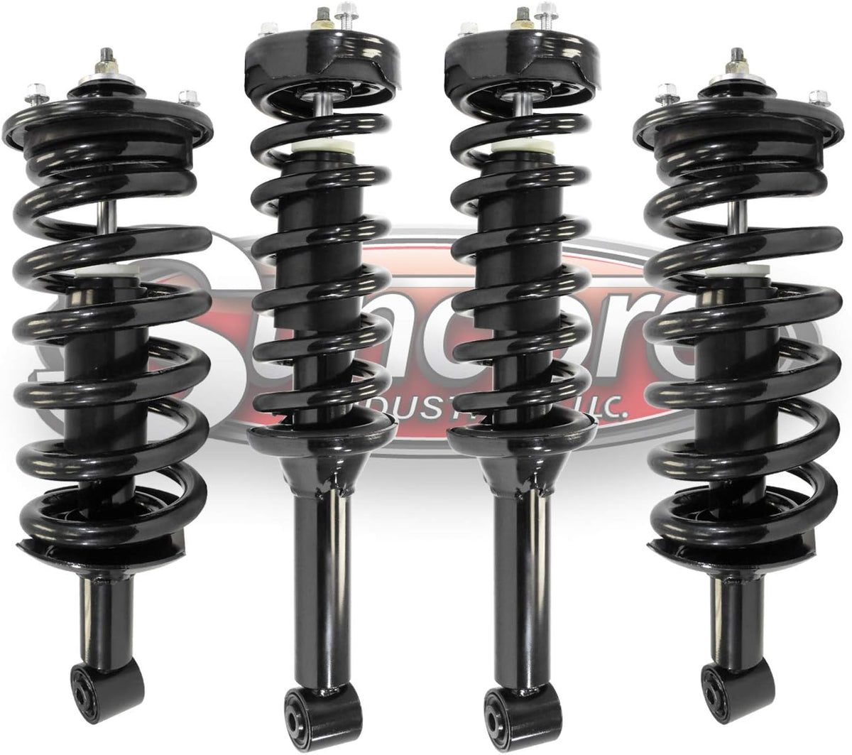 Front & Rear Air Ride Suspension Struts Conversion Kit Replacement for 2006-2013 Land Rover Range Rover Sport U174