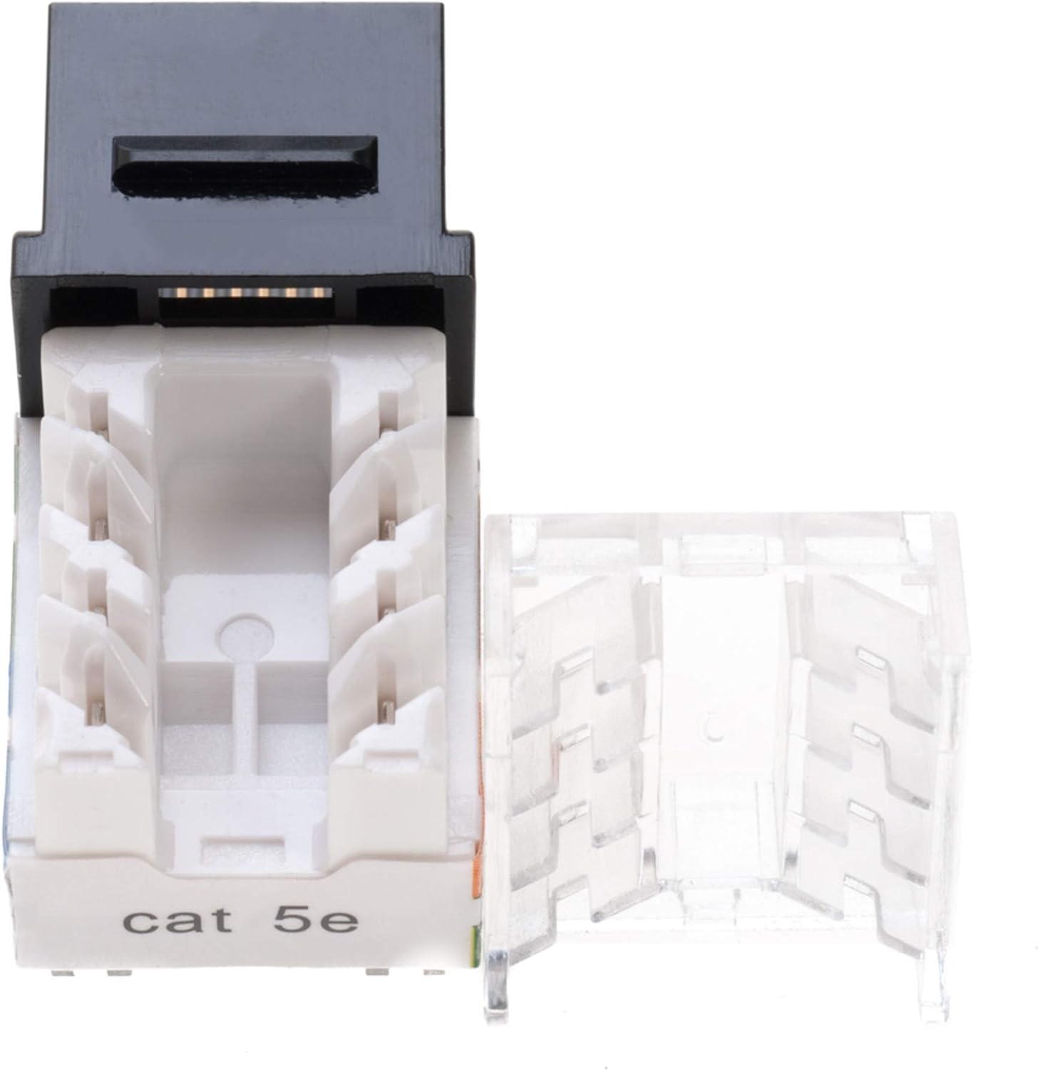 Cat5e RJ45 Punch-Down Keystone Jack Black (50) B513