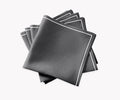 Satin Stitch Napkins, Set of 4, Grey T249
