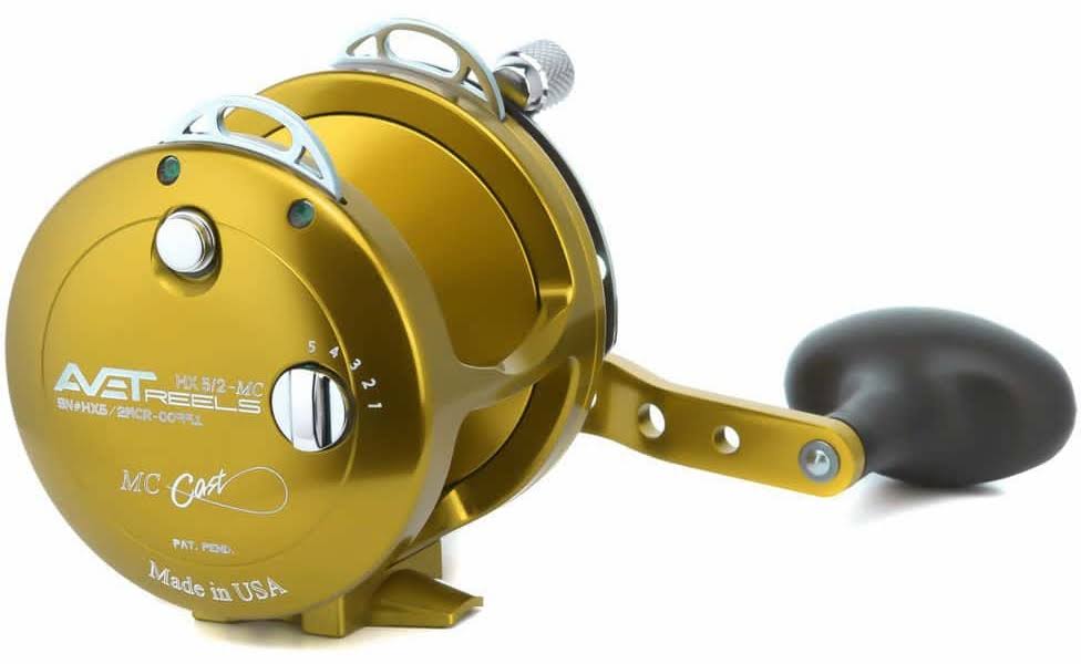 Gold Two-Speed Lever Drag Casting Reels M421