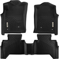 Black TPE Floor Liner Set for Toyota Tacoma Double Cab X48794