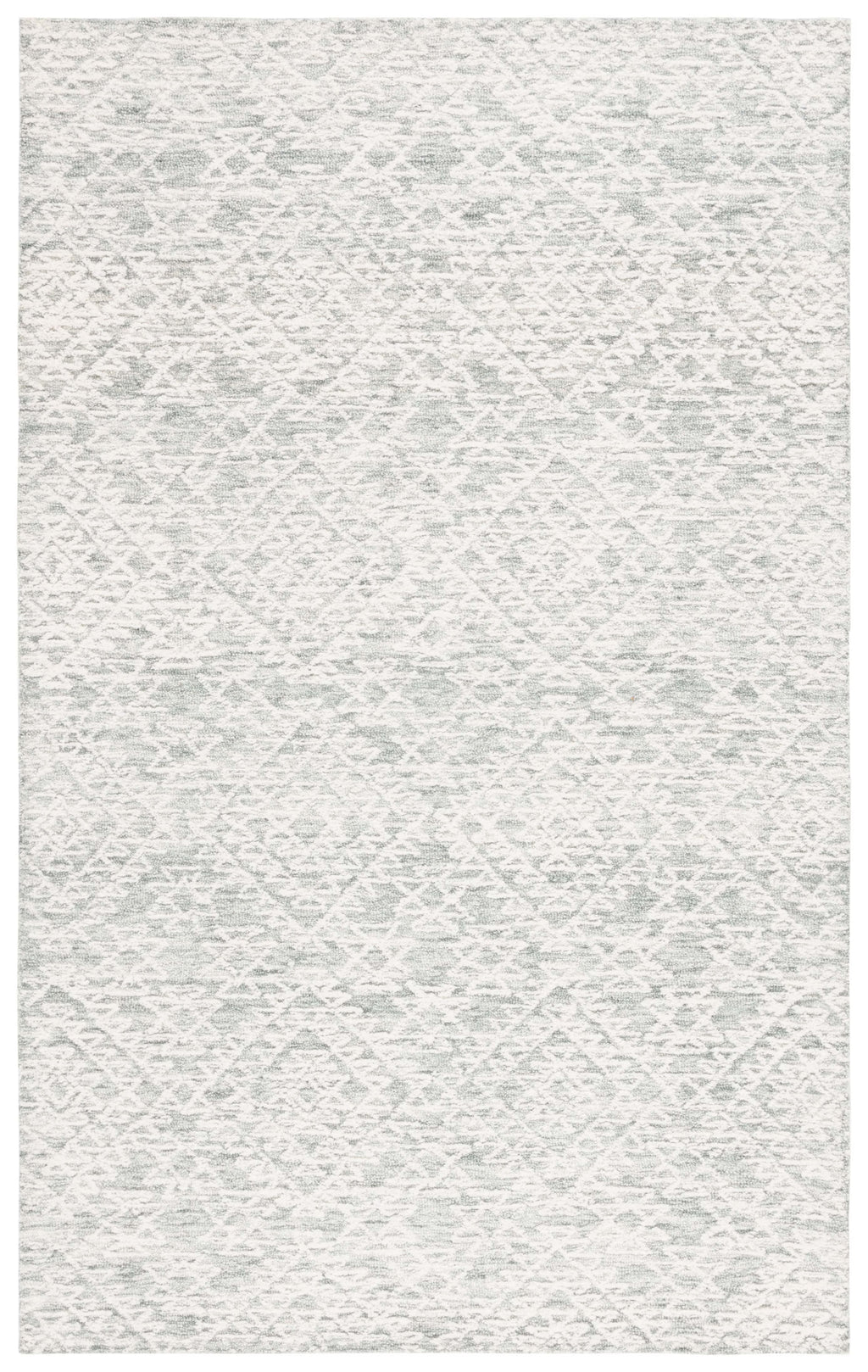 Ivory/Grey Geometric Area Rug, 5' x 8' X545931
