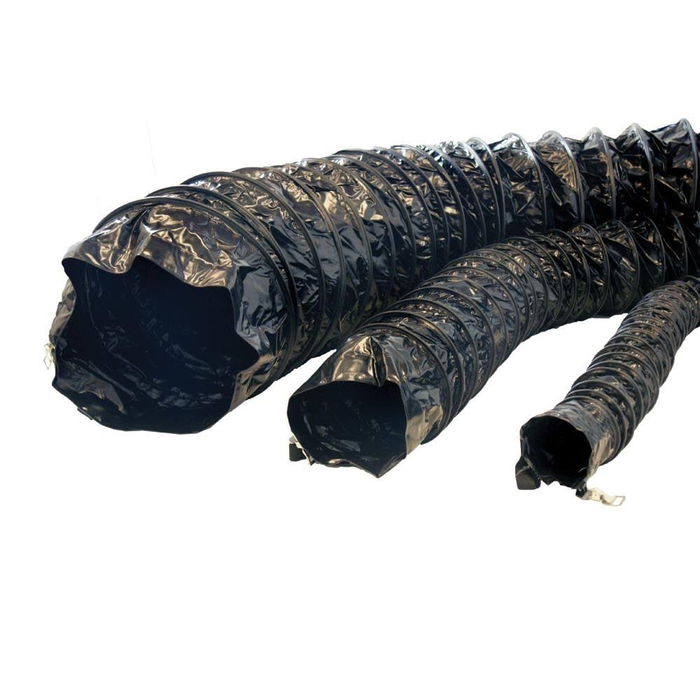Black 16-inch by 25-Feet Ventilation Duct Hose E351
