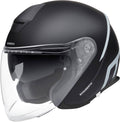 Black Size L Jet Helmet T3011