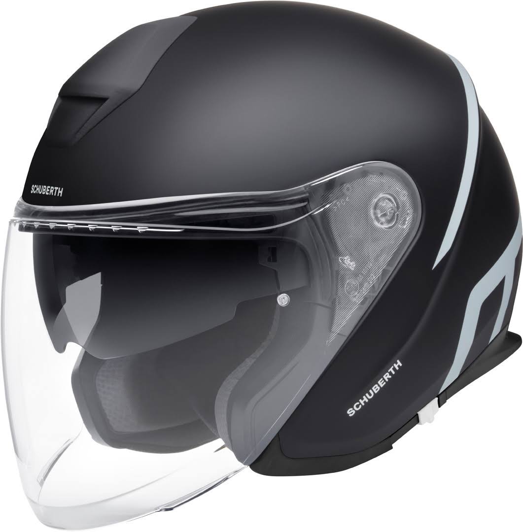 Black Size L Jet Helmet T3011