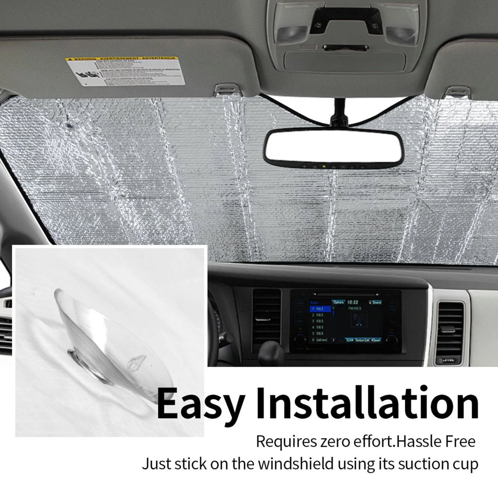 Small Foldable Car Windshield Sun Shade N412006
