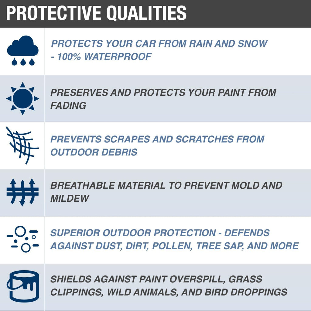 Tan Size T8 4 Layer Waterproof Truck Cover with Shell or Bed Cap K692420