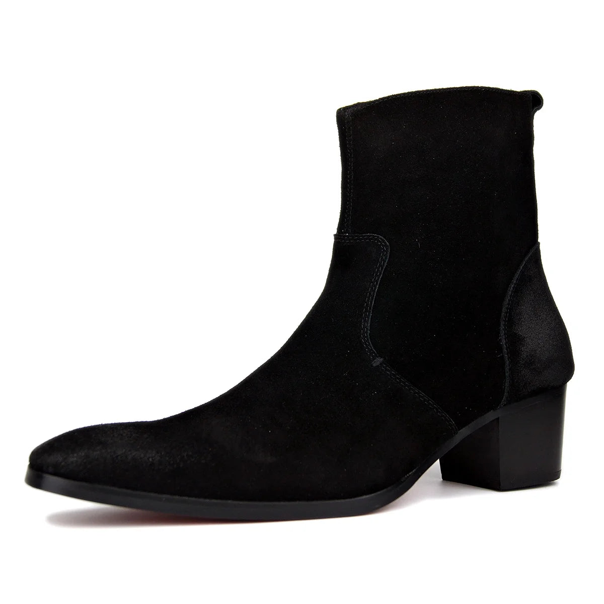Black Suede Chelsea Boots N300807