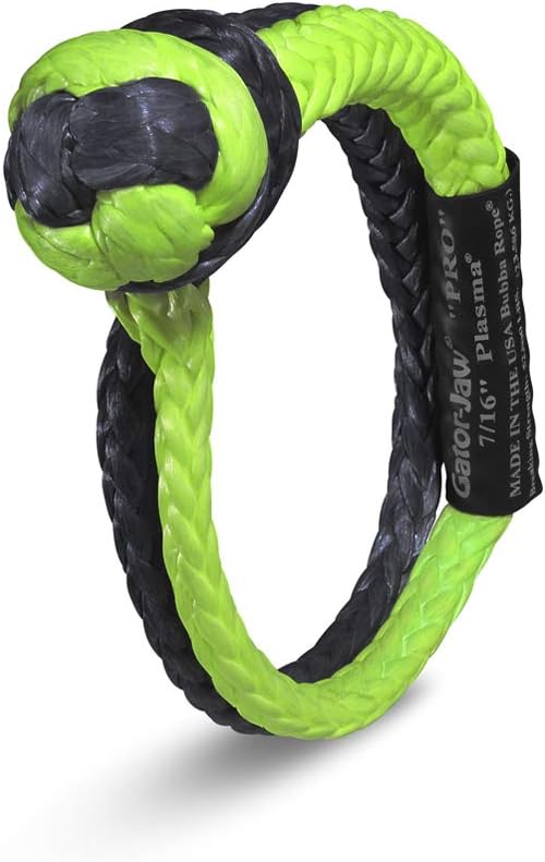Green Pack of 2 Synthetic Tow Shackle S837362