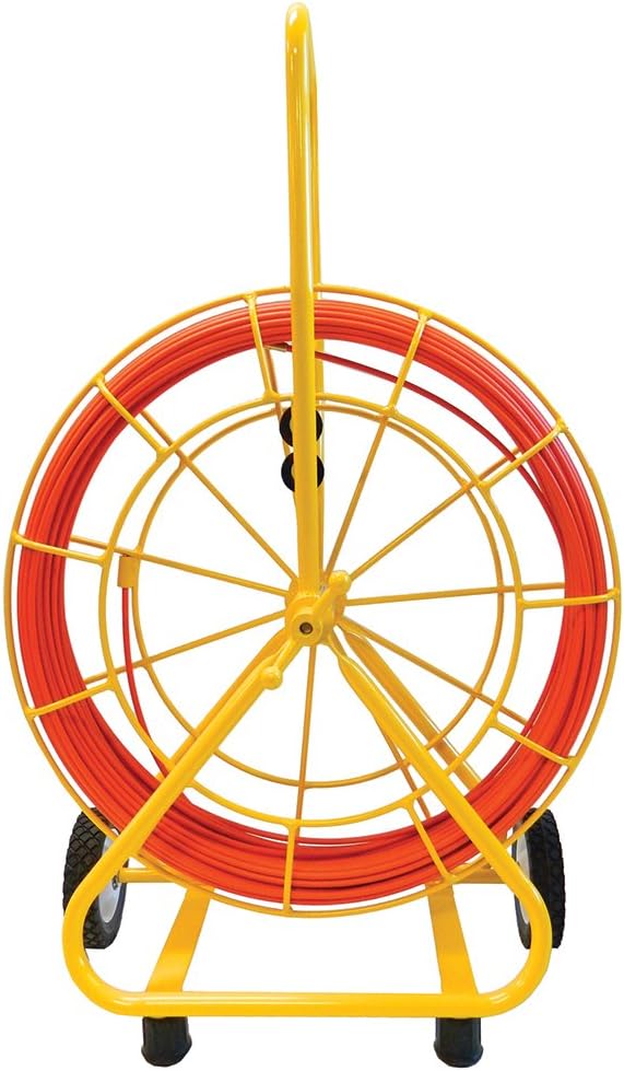 Electrical Fish Tape Duct Rodder with 500 Feet Fiberglass Rod R4923