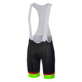Black/Pro Green Bibshort V988755
