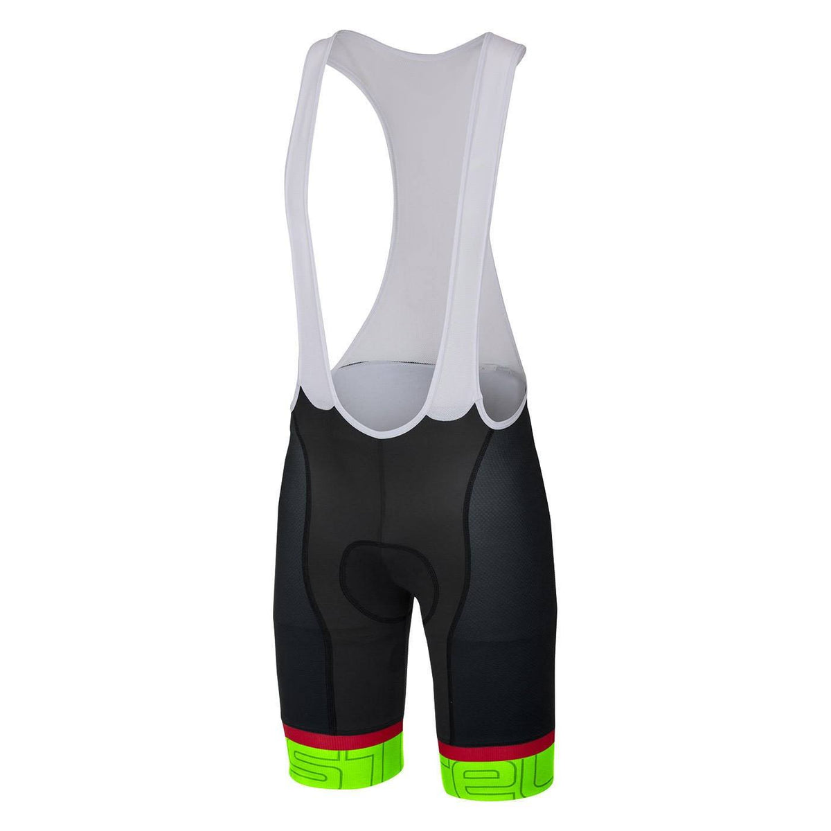 Black/Pro Green Bibshort V988755