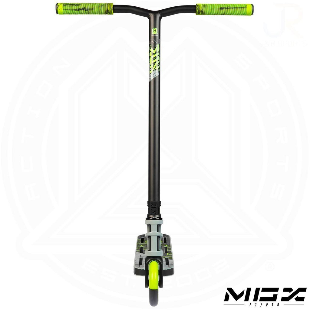 Grey Lime Stunt Scooter D5562