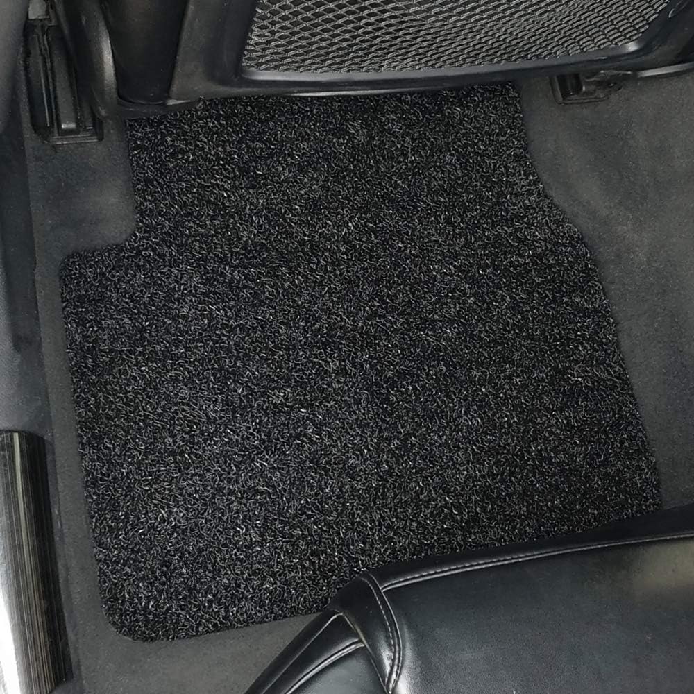 Black Waterproof Heavy Duty Car Floor Mat Set Pack of 2 O8745