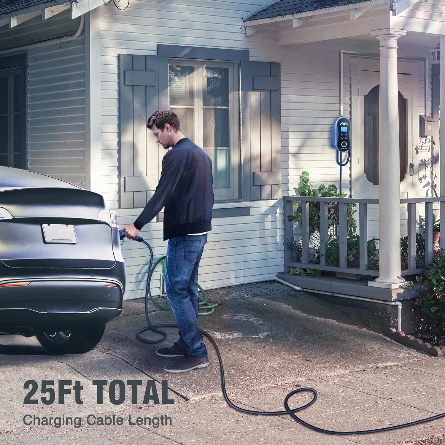Level 2 EV Charger with 25ft Cable, NEMA 14-50P X971