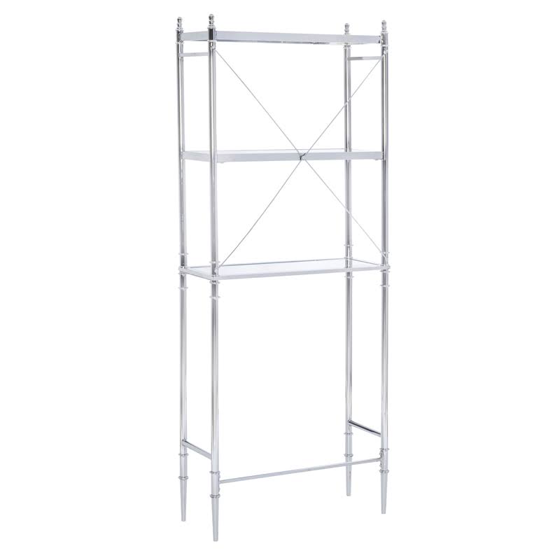 Metal and Glass Spacesaver in Chrome T6147