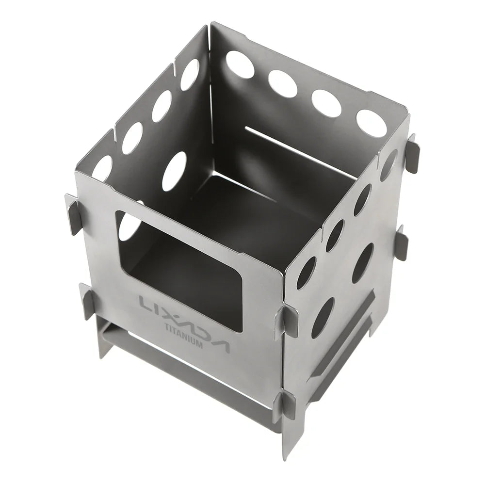 Titanium Folding Wood Pocket Camping Stove V228