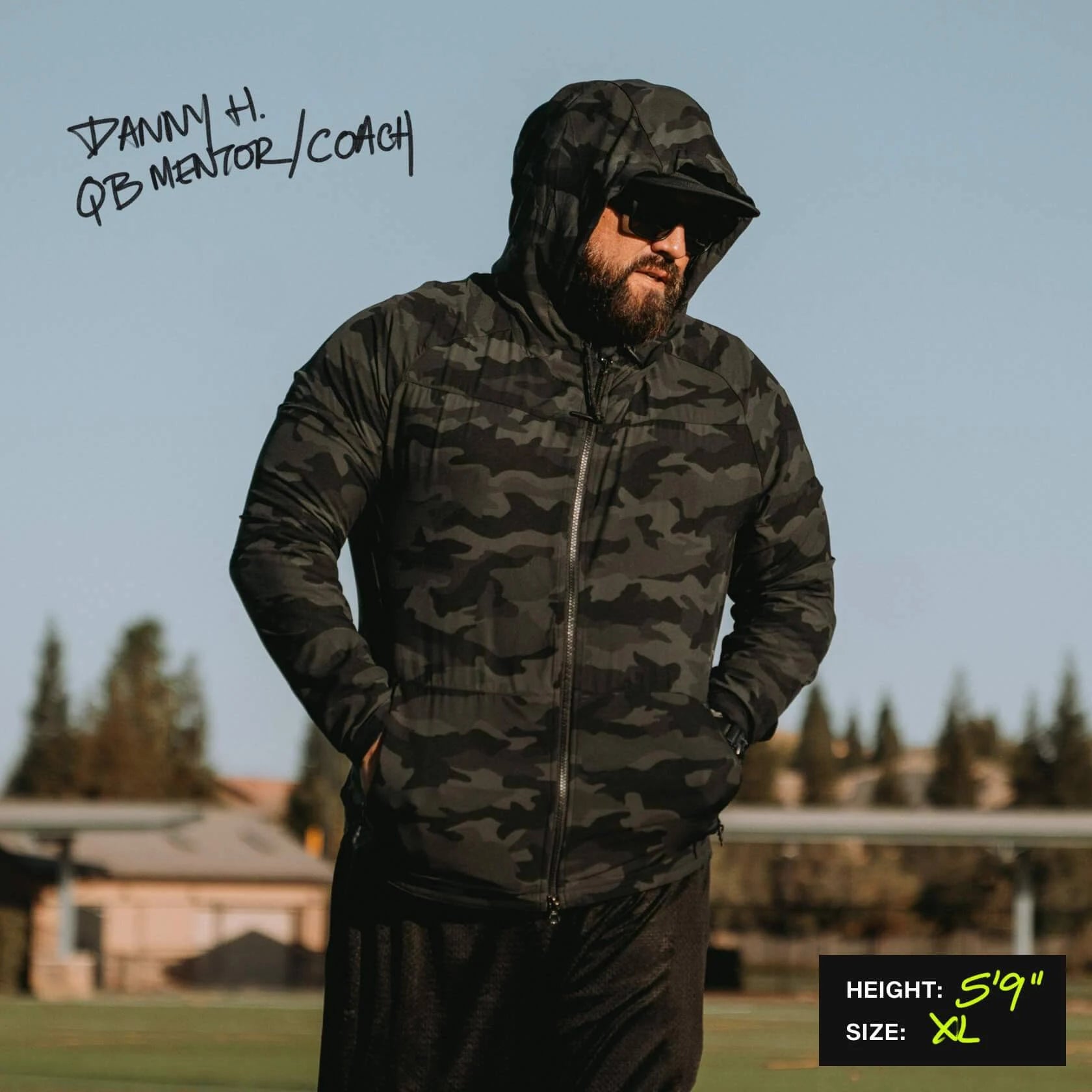 Night Camo Shell Jacket Size 2XL X372967