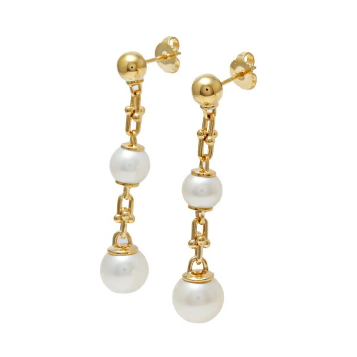 Yellow Gold Earrings C1704