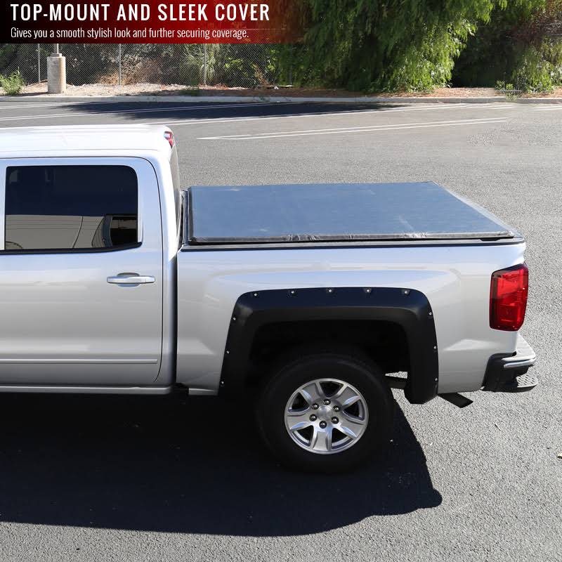 Tri-Fold Tonneau Cover for Nissan Frontier King Cab T8023