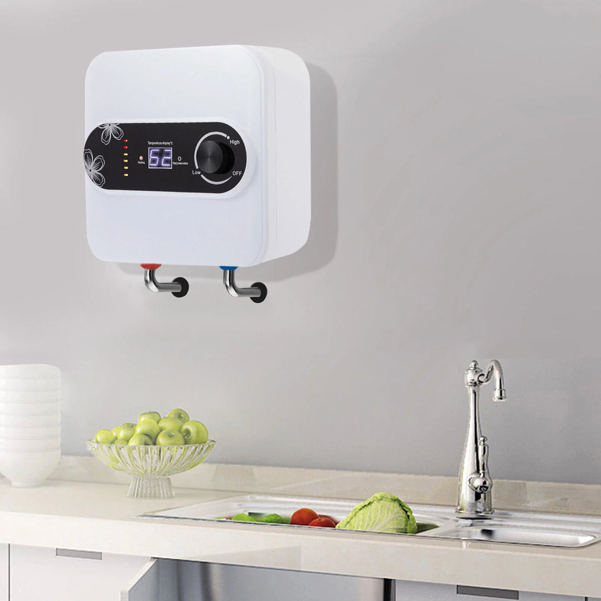 8L Electric Water Heater Under Sink Y1431