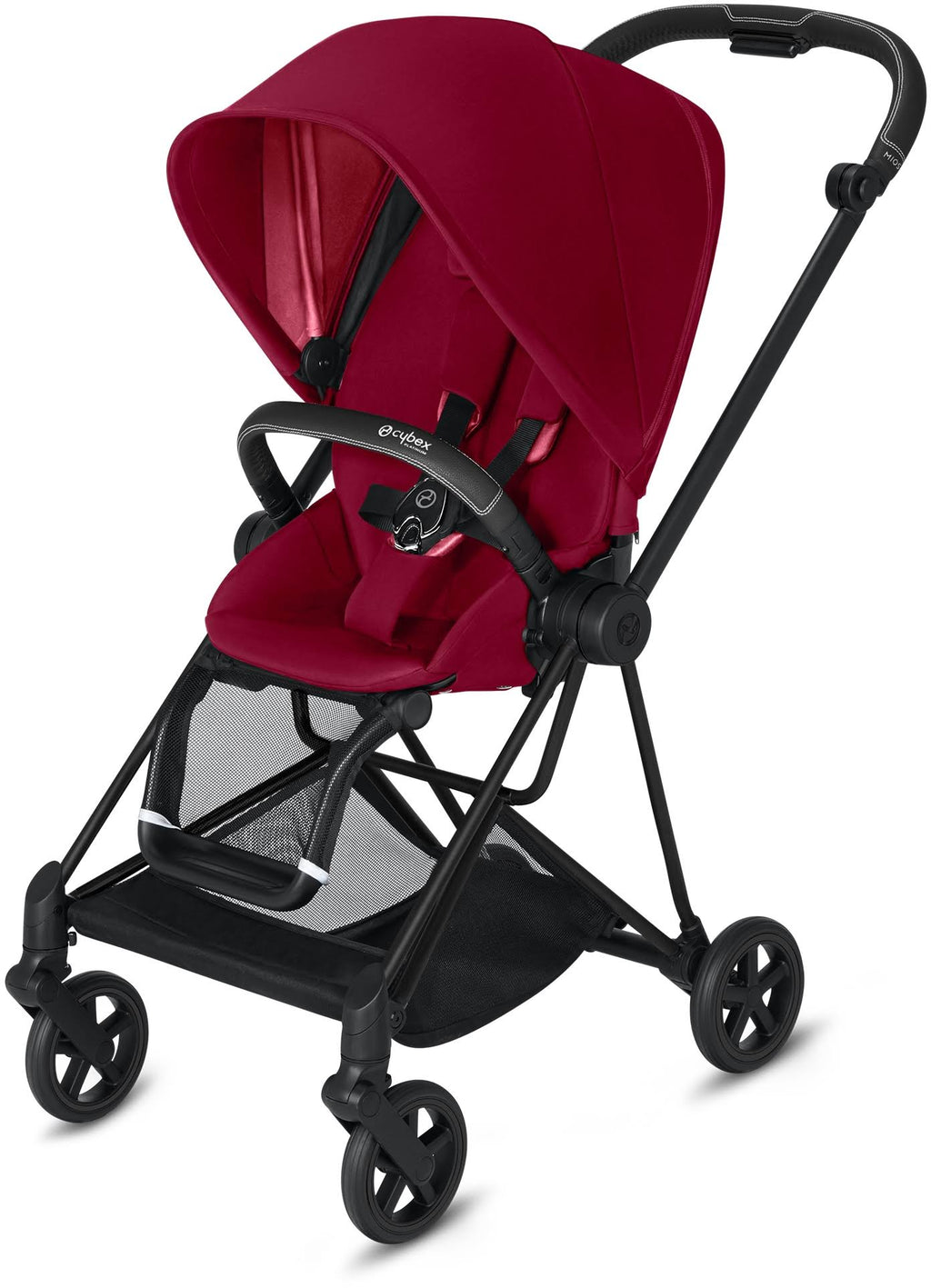 True Red Stroller with Matte Black Frame I937