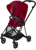 True Red Stroller with Matte Black Frame I937