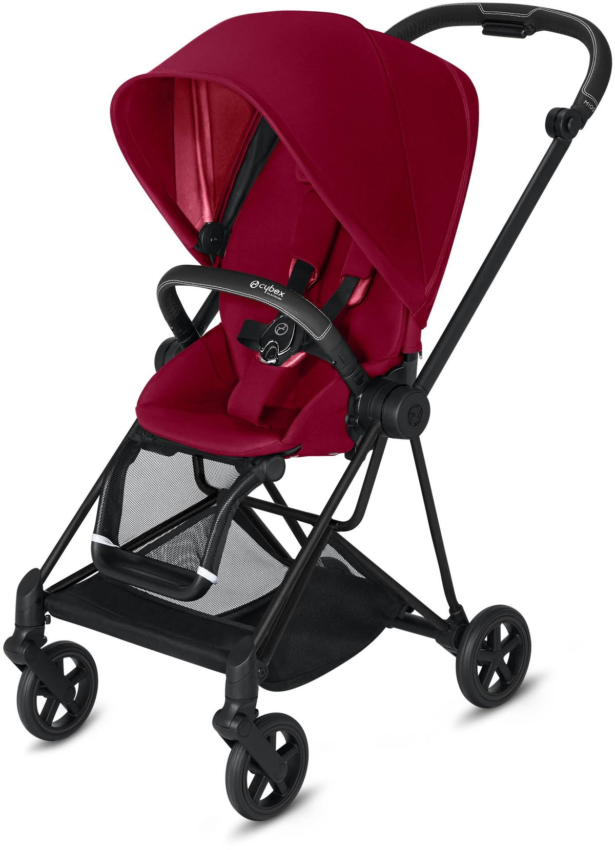 True Red Stroller with Matte Black Frame I937