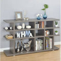 Weathered Gray Library Bookcase E2211