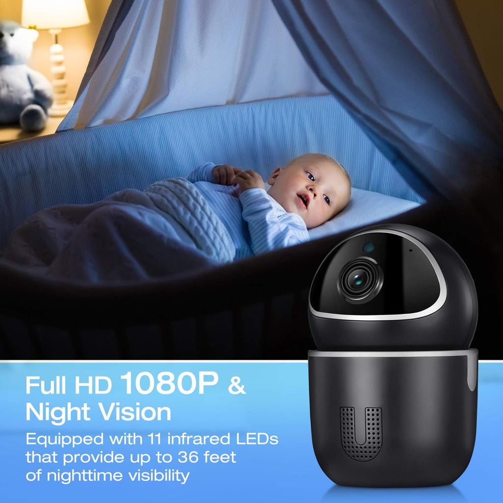Indoor Security Camera with Motion Detection, Night Vision, 2-Way Audio M953