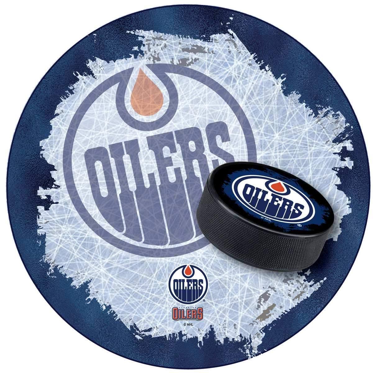 42 in. Edmonton Oilers Pub Table A160