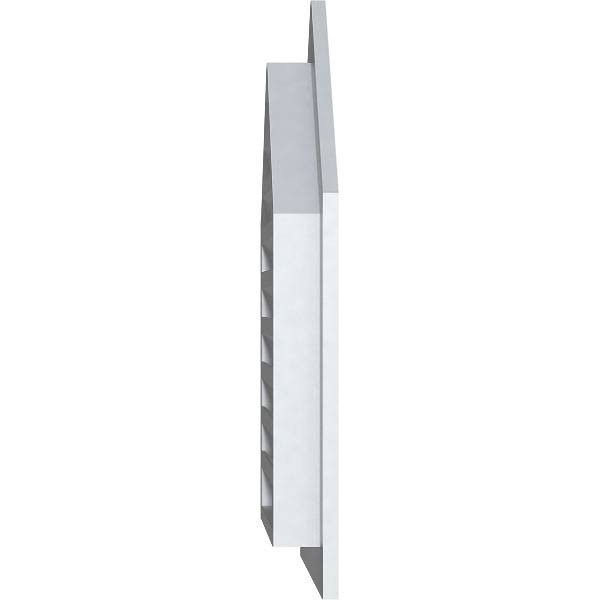 Peaked Top Gable Vent, PVC, 10/12 Pitch J85669