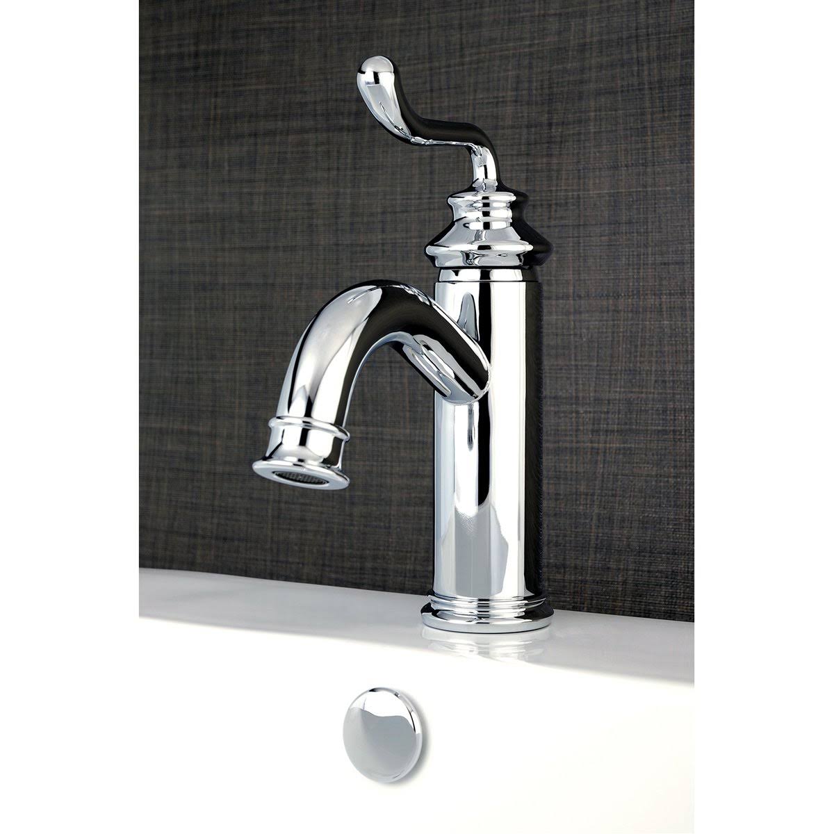 Matte Black Single-Handle Bathroom Faucet J85433