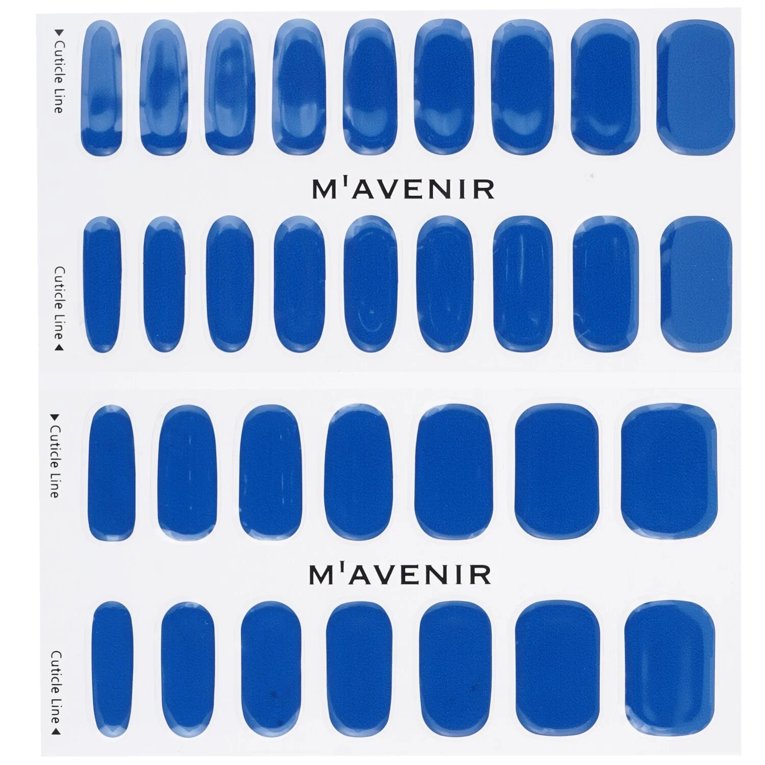 Classic Navy Nail Sticker 32pcs G511