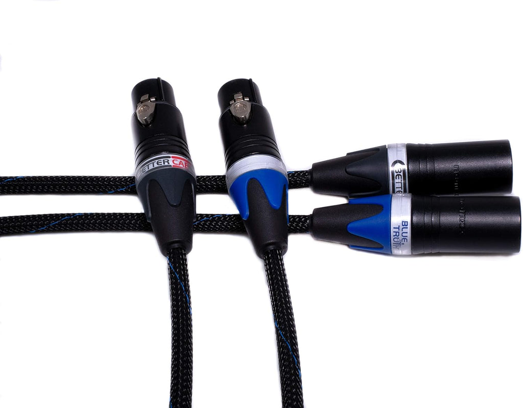 Balanced XLR Cables, Stereo Pair, Silver/Copper Hybrid, 6 Feet A60758