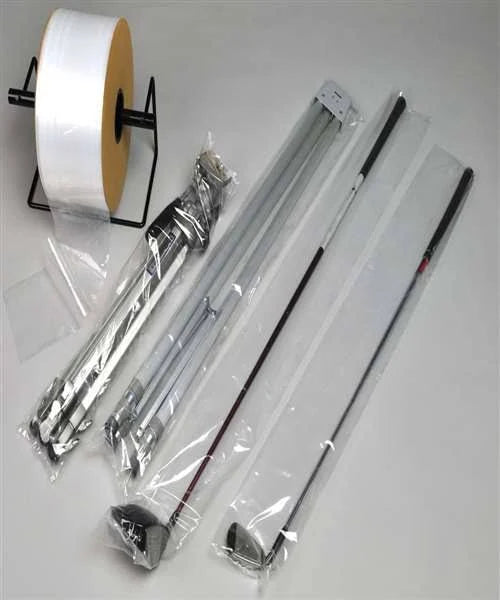 Clear 4 Mil Poly Tubing, 1075 ft. x 9x22 Width U415082