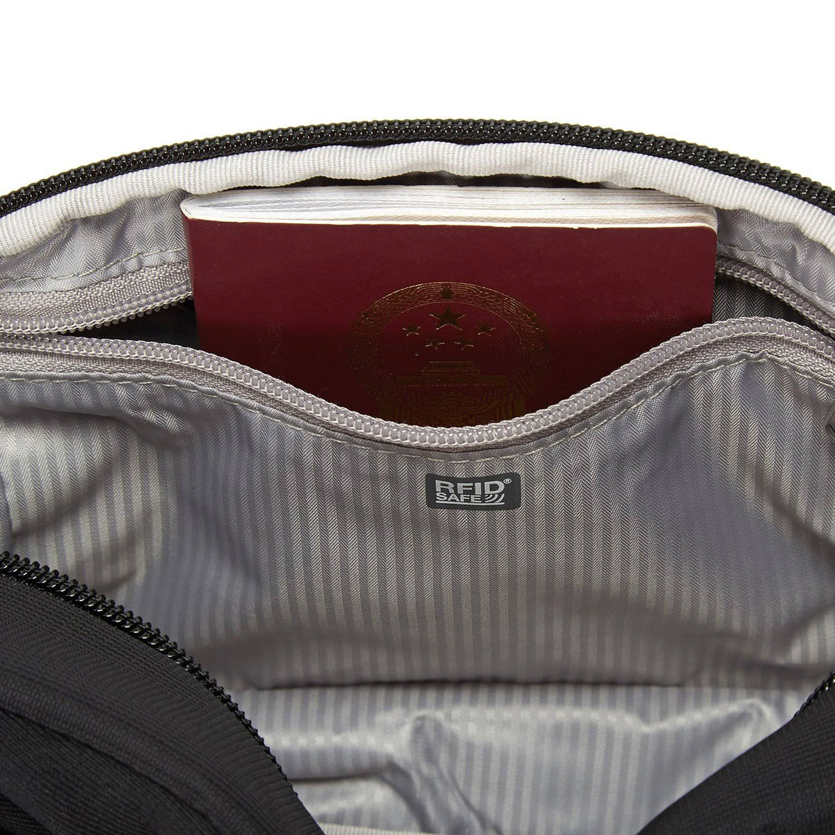 Black Anti-Theft Hip Pack W88643