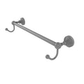 36 inch Towel Bar Integrated Hooks Matte Gray J466269