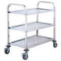 Stainless Steel Three Tier Utility Cart V379340
