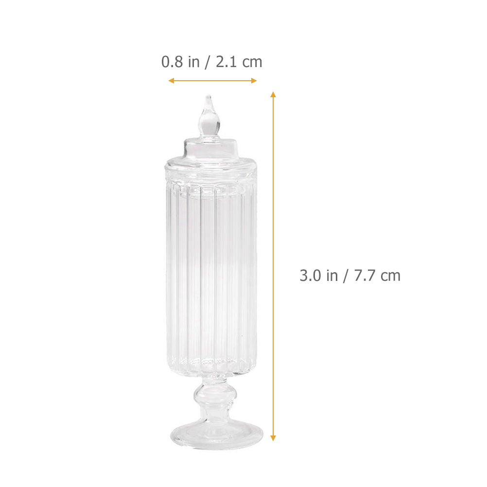 Mini Glass Candy Jars with Lids I438594