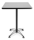 Square Cafe Table, Black Base, 30 V497608