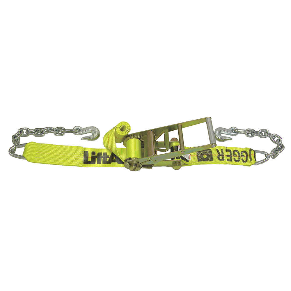 Yellow Chain Anchor Tiedown Strap Assembly R744