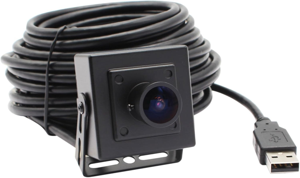 Mini Aluminum Black USB Security Camera with 170degree Wide Angle Fisheye Lens and 3Meters USB Cable L963