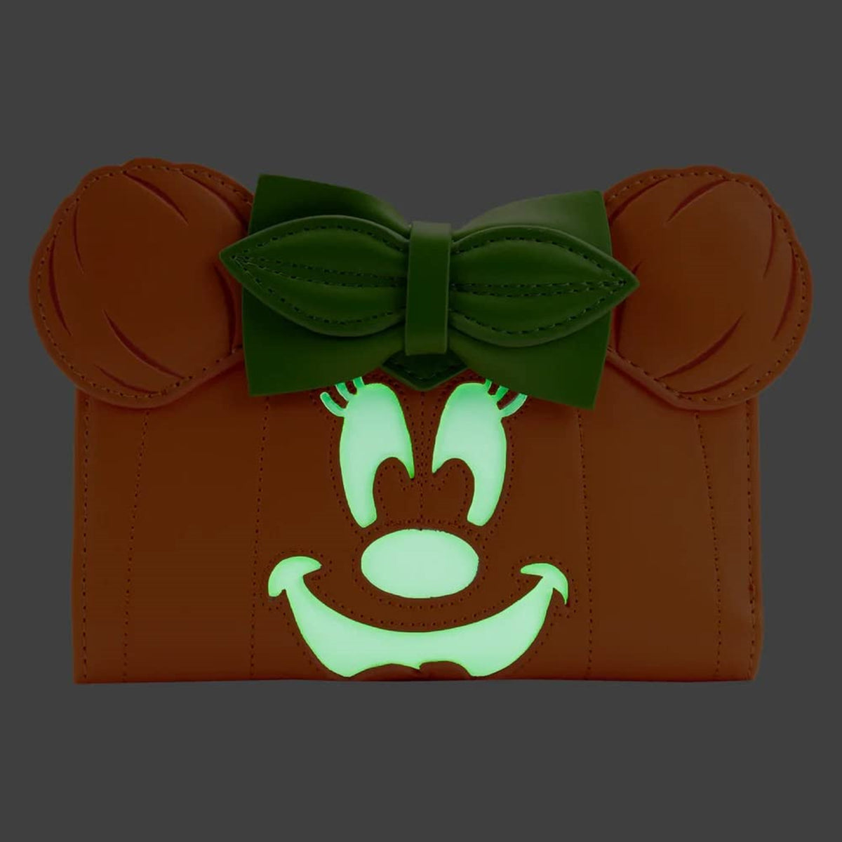 Glow in the Dark Pumpkin Flap Wallet V973