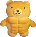 Cartoon Muscle Bear Plush Teddy Bear Large Doll, 27.5 inch D758