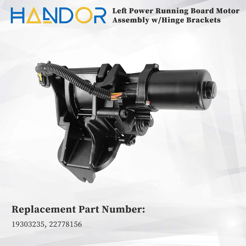 Front Left Power Running Board Motor Assembly with Bracket & Hinge Y16997