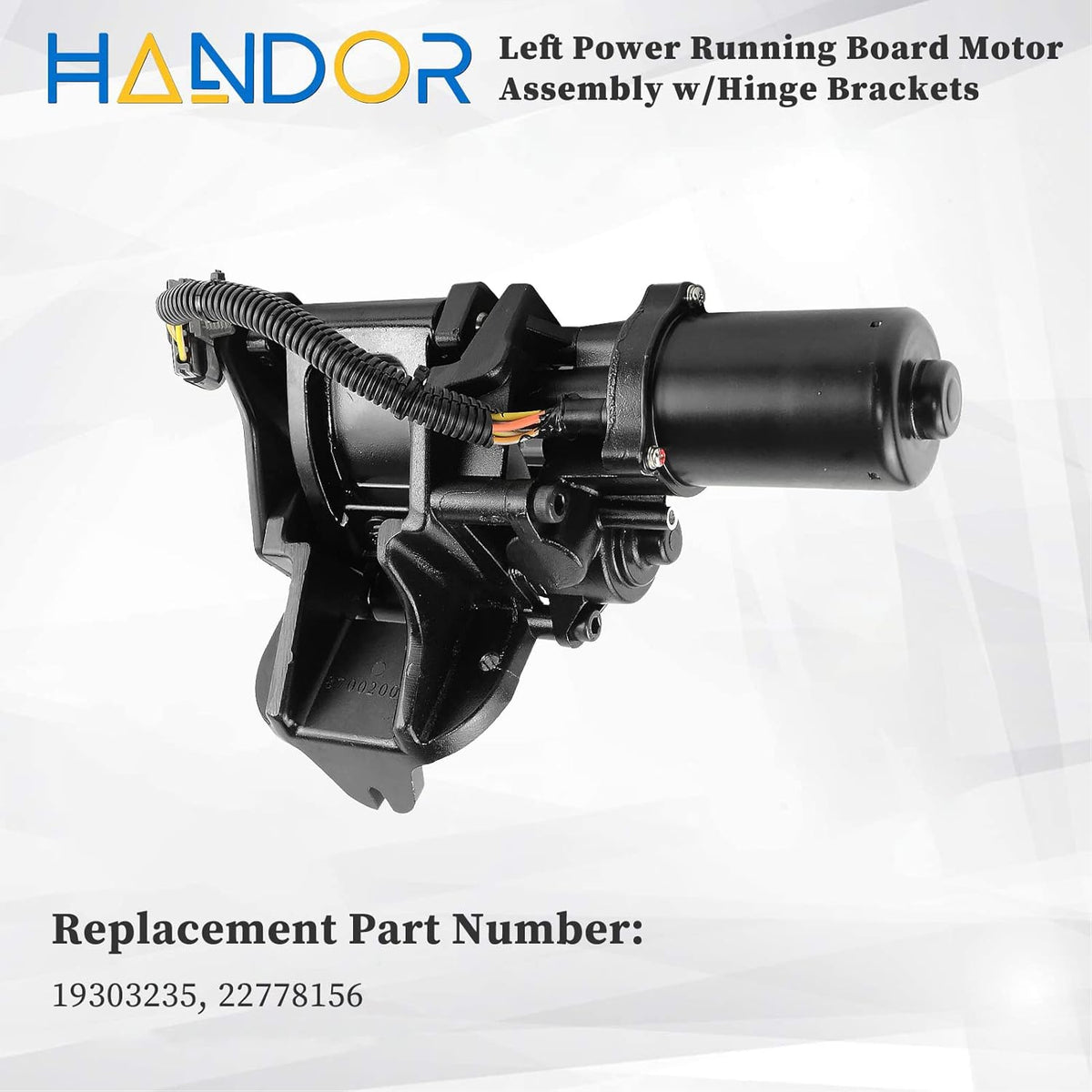 Front Left Power Running Board Motor Assembly with Bracket & Hinge Y16997