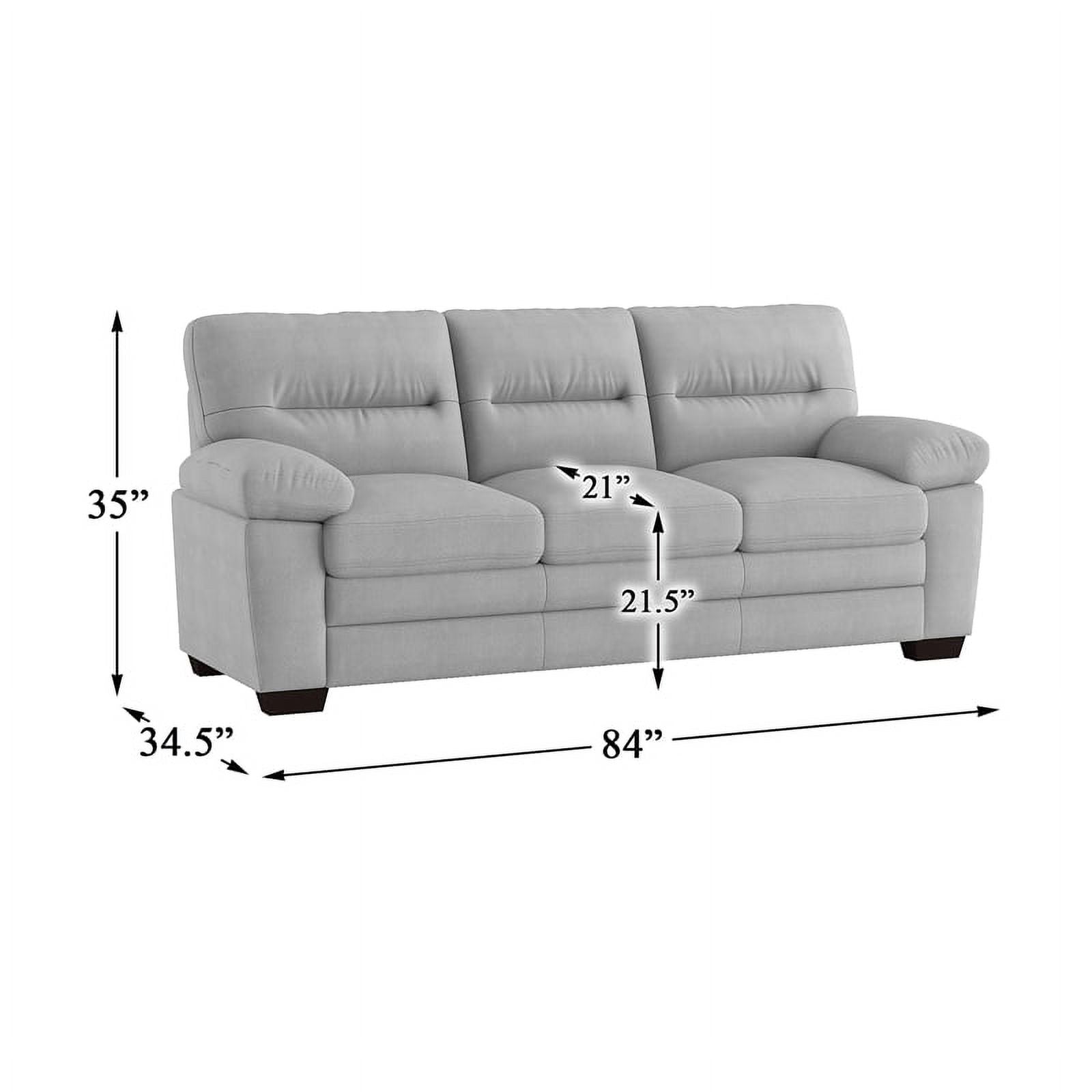 Textured Gray Sofa Z34815