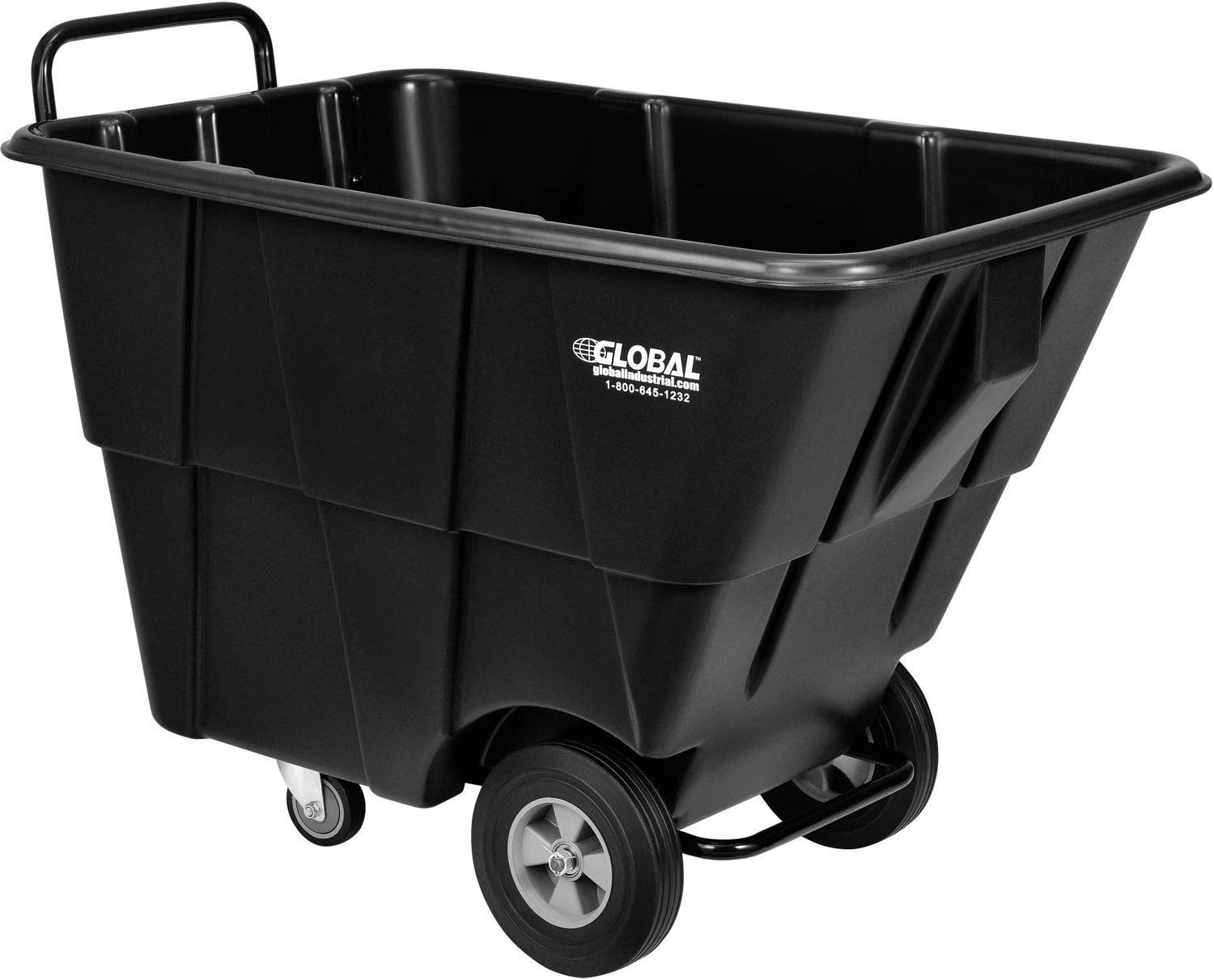 Gray Plastic Tilt Truck 1/2 Cubic Yard Capacity 850 Lb. Z9915